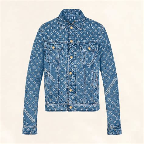 lv supreme denim jacket price